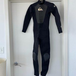 Black Quicksilver Boys Wetsuit Size 14 Syncro GBS Hyperstrech (3x2)